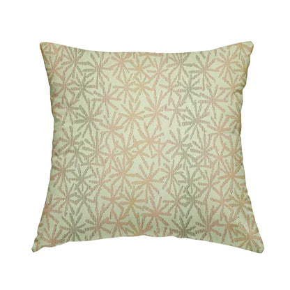 Decorative Geometric Pink Grey Colour Pattern Jacquard Fabric JO-894 - Handmade Cushions