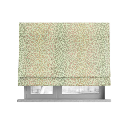 Decorative Geometric Pink Grey Colour Pattern Jacquard Fabric JO-895 - Roman Blinds