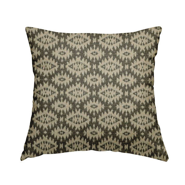 Kilim Aztec Pattern In Pink Grey Colour Chenille Jacquard Furniture Fabric JO-966 - Handmade Cushions