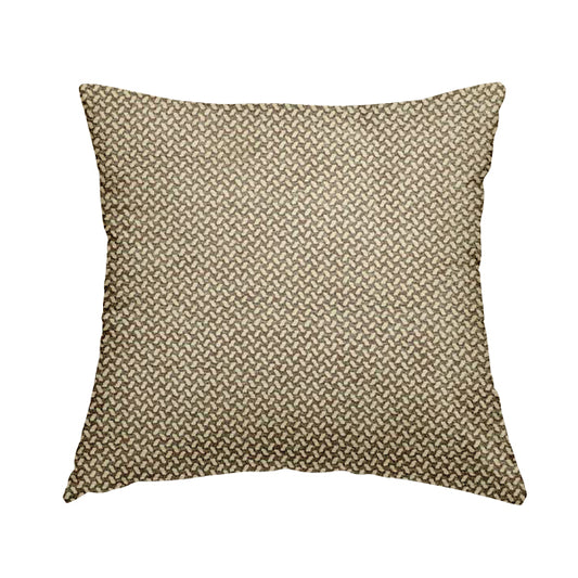 Voyage Of Small Falling Leaf Pattern In Cream Colour Woven Soft Chenille Upholstery Fabric JO-977 - Handmade Cushions