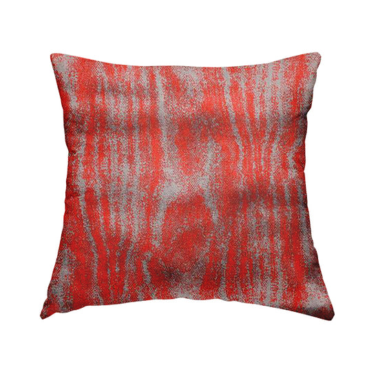 Abstract Full Pattern Velvet Material Red Grey Upholstery Fabric JO-986 - Handmade Cushions