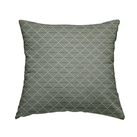 Geometric Modern Pattern Material Grey Furnishing Upholstery Fabric JO-990 - Handmade Cushions