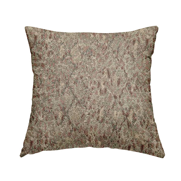 Abstract Pattern Pink Shine Effect Colour Chenille Upholstery Fabric JO-1142 - Handmade Cushions