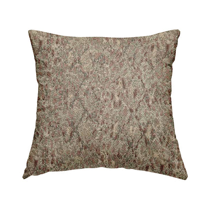 Abstract Pattern Pink Shine Effect Colour Chenille Upholstery Fabric JO-1142 - Handmade Cushions