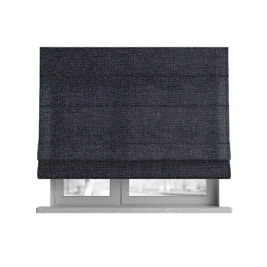 Karen Hopsack Thick Weave Grey Colour Upholstery Fabric - Roman Blinds