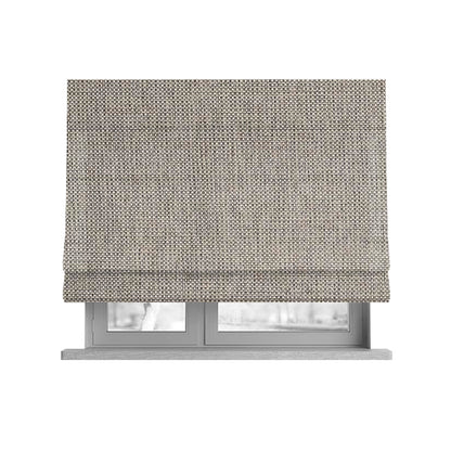 Karen Hopsack Thick Weave Beige Colour Upholstery Fabric - Roman Blinds