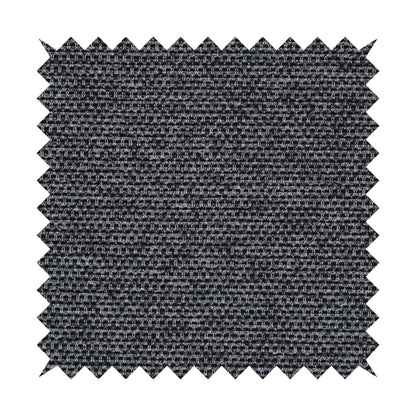 Lyon Soft Like Cotton Woven Hopsack Type Chenille Upholstery Fabric Black Colour - Roman Blinds