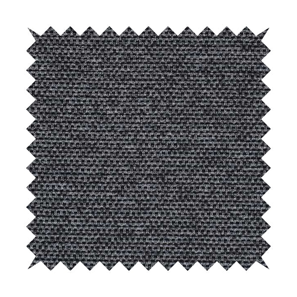 Lyon Soft Like Cotton Woven Hopsack Type Chenille Upholstery Fabric Black Colour