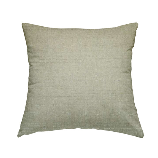 Malton Boucle Weave Effect Soft Chenille Cream Pearl Furnishings Fabric - Handmade Cushions
