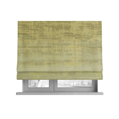 Milan Semi Plain Abstract Soft Velvet Upholstery Furnishing Fabric In Beige - Roman Blinds