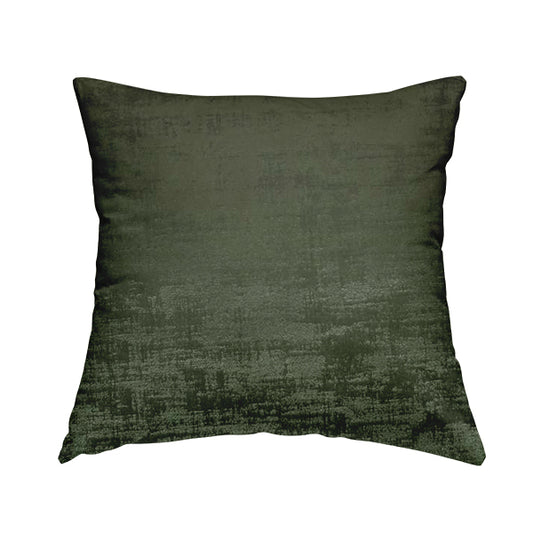 Milan Semi Plain Abstract Soft Velvet Upholstery Furnishing Fabric In Grey - Handmade Cushions