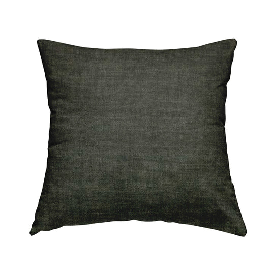 Muse Aged Finish Effect Soft Velvet Upholstery Furnishing Fabric Grey Colour - Handmade Cushions