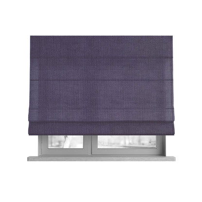 Patricia Soft Like Velvet Chenille Upholstery Fabric Lavender Colour - Roman Blinds