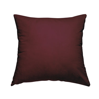 Patricia Soft Like Velvet Chenille Upholstery Fabric Red Colour - Handmade Cushions