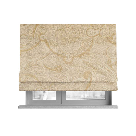 Phoenix Laser Cut Pattern Soft Velveteen White Velvet Material Upholstery Curtains Fabric - Roman Blinds