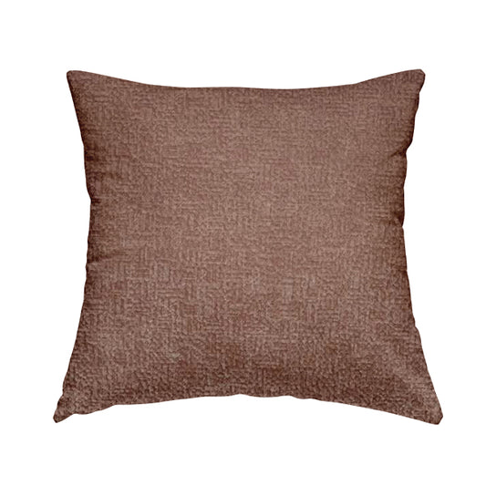 Plaza Opulence Soft Textured Velvet Furnishing Fabric In Pink Blush - Handmade Cushions