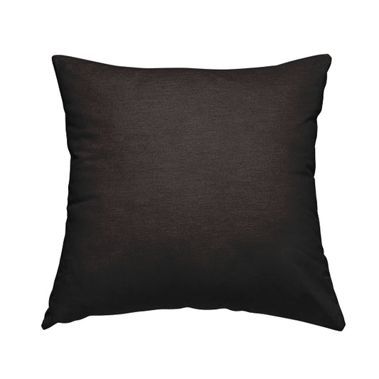 Rachel Soft Texture Chenille Upholstery Fabric Brown Colour - Handmade Cushions