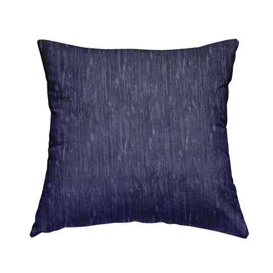 Rio Soft Textured Velvet Upholstery Fabrics In Purple Colour - Handmade Cushions