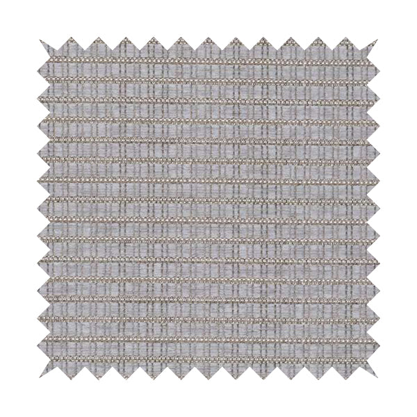 Cleveland Thick Durable Woven Hopsack Type Soft Upholstery Fabric In Silver Grey Colour - Roman Blinds