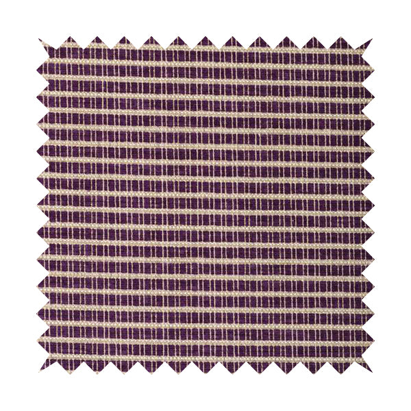 Cleveland Thick Durable Woven Hopsack Type Soft Upholstery Fabric In Purple Colour - Roman Blinds