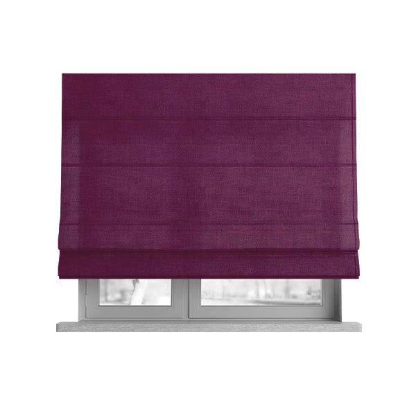 Sussex Flock Moleskin Velvet Upholstery Fabric Lavender Colour - Roman Blinds