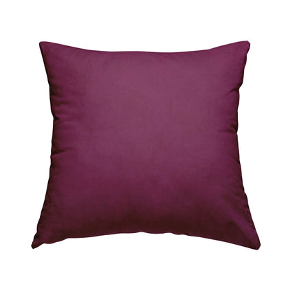 Sussex Flock Moleskin Velvet Upholstery Fabric Lavender Colour - Handmade Cushions