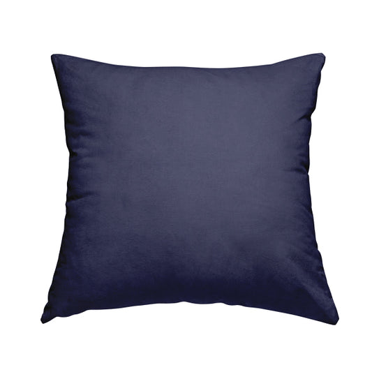 Sussex Flock Moleskin Velvet Upholstery Fabric Purple Colour - Handmade Cushions