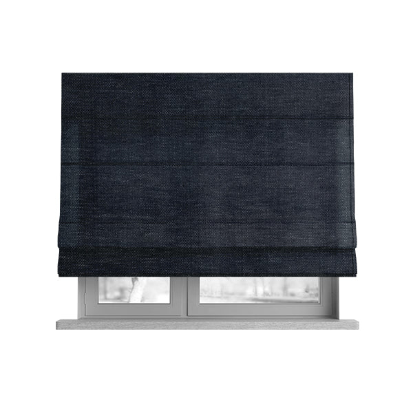 Tanga Superbly Soft Textured Plain Chenille Material Grey Colour Furnishing Upholstery Fabrics - Roman Blinds