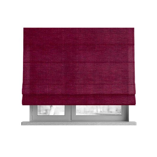 Tanga Superbly Soft Textured Plain Chenille Material Pink Colour Furnishing Upholstery Fabrics - Roman Blinds