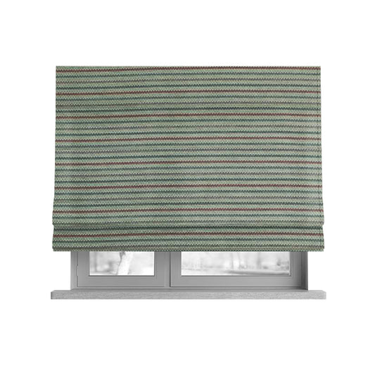 Turin Woven Chenille Textured Like Corduroy Upholstery Fabric In Grey Silver Colour - Roman Blinds