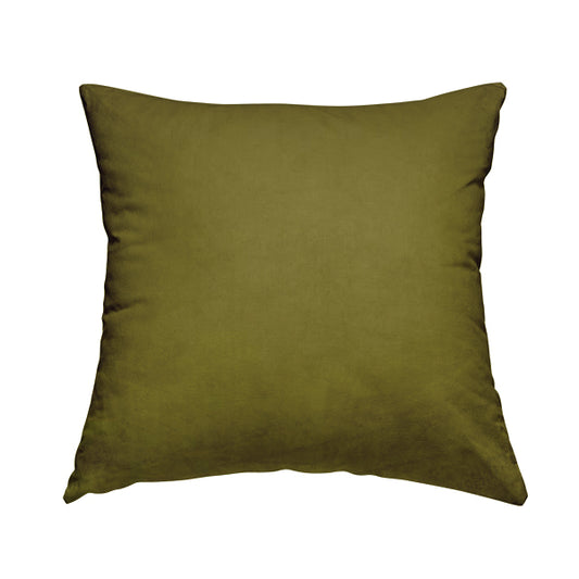 Venice Velvet Fabrics In Green Colour Furnishing Upholstery Velvet Fabric - Handmade Cushions