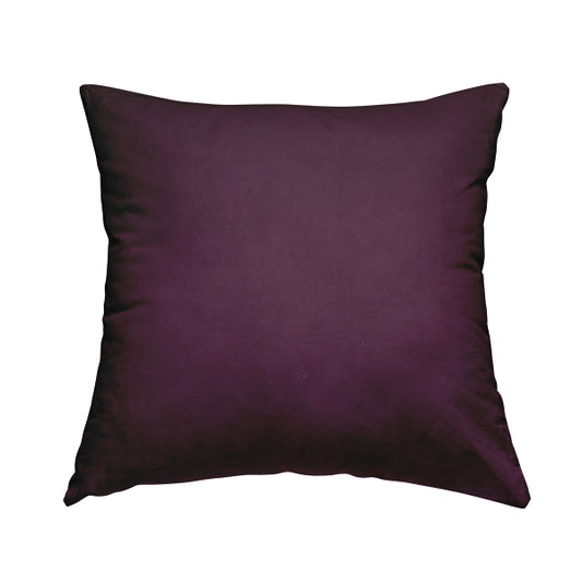Venice Velvet Fabrics In Purple Colour Furnishing Upholstery Velvet Fabric - Handmade Cushions