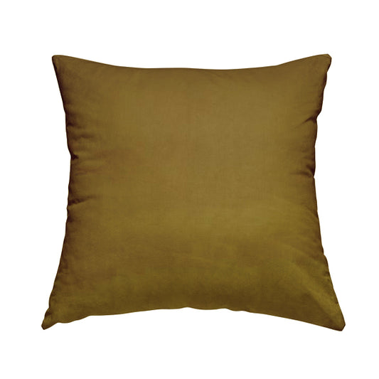 Venice Velvet Fabrics In Yellow Colour Furnishing Upholstery Velvet Fabric - Handmade Cushions