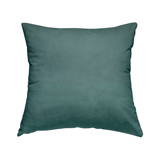 Venice Velvet Fabrics In Ocean Blue Colour Furnishing Upholstery Velvet Fabric - Handmade Cushions