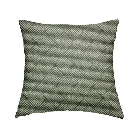 Woodland Semi Plain Chenille Textured Durable Upholstery Fabric In Grey - Handmade Cushions