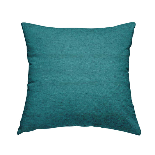 Yolando Textured Fabric Blue Teal Colour Upholstery Furnishing Fabric - Handmade Cushions