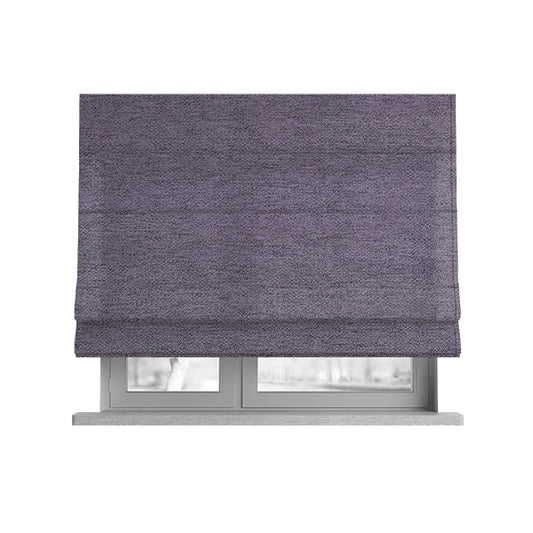 Yolando Textured Fabric Purple Lavender Colour Upholstery Furnishing Fabric - Roman Blinds