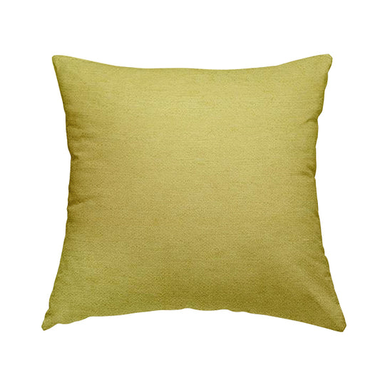 Yolando Textured Fabric Yellow Colour Upholstery Furnishing Fabric - Handmade Cushions