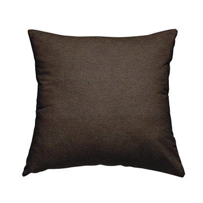 Yolando Textured Fabric Brown Chocolate Colour Upholstery Furnishing Fabric - Handmade Cushions