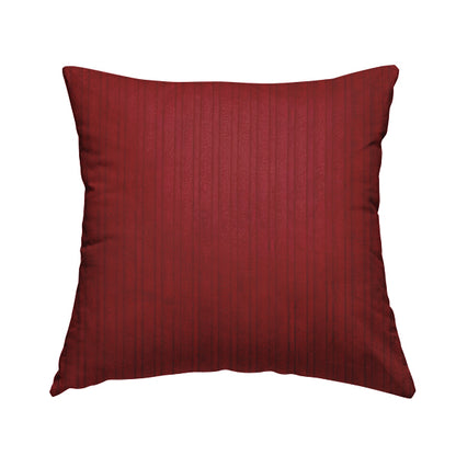 York High Low Corduroy Fabric In Red Colour - Handmade Cushions