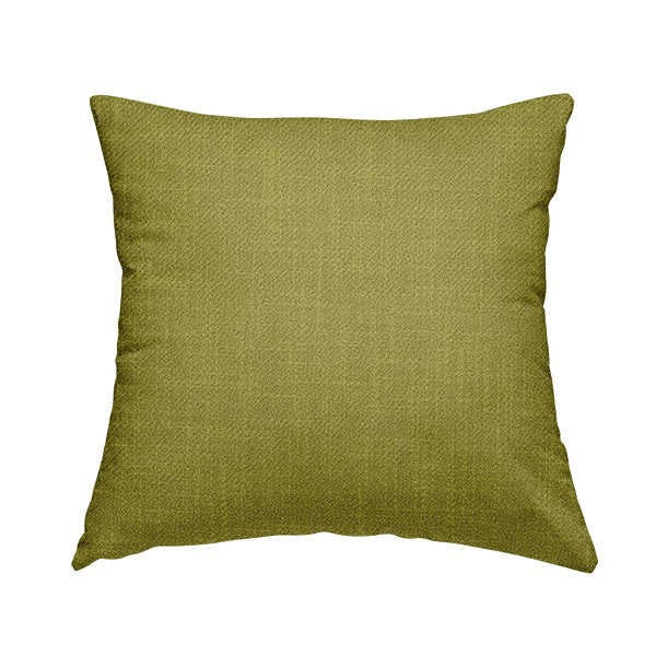 Cruise Ribbed Weave Textured Chenille Material In Green Upholstery Curtain Fabric - Handmade Cushions