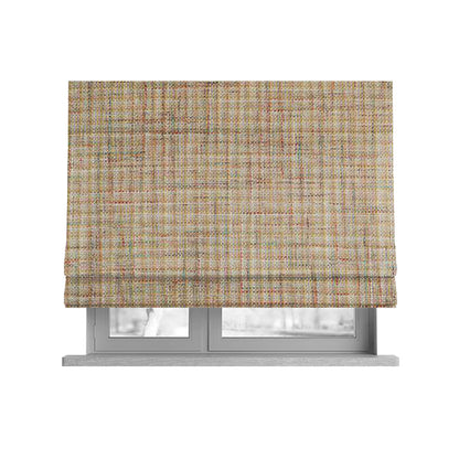 Byron Thick Durable Weave Multi Colour Candy Furnishing Fabrics CTR-20 - Roman Blinds