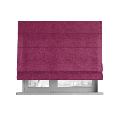 Aldwych Herringbone Soft Wool Textured Chenille Material Pink Furnishing Fabric - Roman Blinds