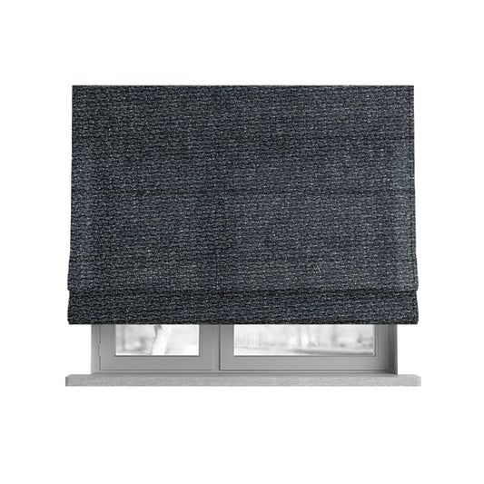 Astro Textured Hopsack Plain Grey Colour Upholstery Fabric CTR-35 - Roman Blinds