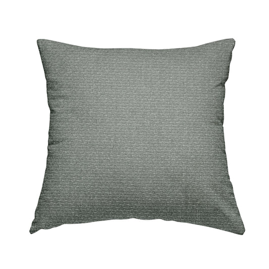 Astro Textured Hopsack Plain Grey Silver Colour Upholstery Fabric CTR-38 - Handmade Cushions