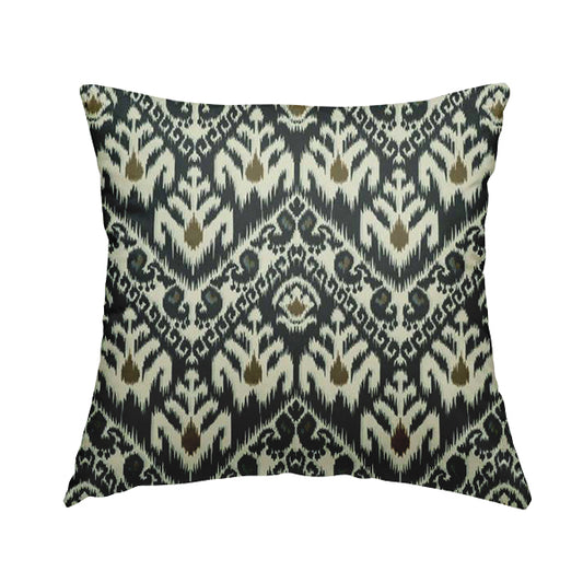 Freedom Printed Velvet Fabric Collection Designer Pattern Upholstery Fabric CTR-53 - Handmade Cushions