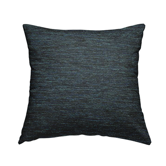 Metropolitan Collection Plain Chenille Smooth Textured Blue Colour Upholstery Fabric CTR-106 - Handmade Cushions