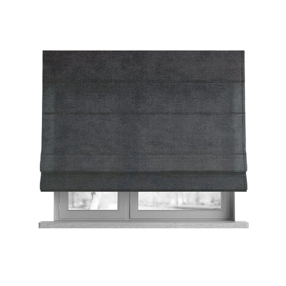 Elkhart Collection Soft Thick Durable Faux Suede Fabric In Grey Colour Upholstery Fabric CTR-298 - Roman Blinds