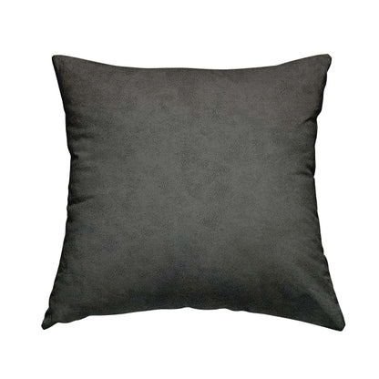 Elkhart Collection Soft Thick Durable Faux Suede Fabric In Grey Colour Upholstery Fabric CTR-298 - Handmade Cushions