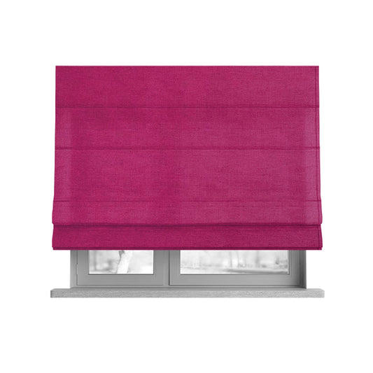 Playtime Plain Cotton Fabrics Collection Bright Pink Colour Water Repellent Upholstery Fabric CTR-316 - Roman Blinds